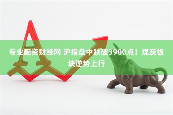 专业配资财经网 沪指盘中跌破3900点！煤炭板块逆势上行